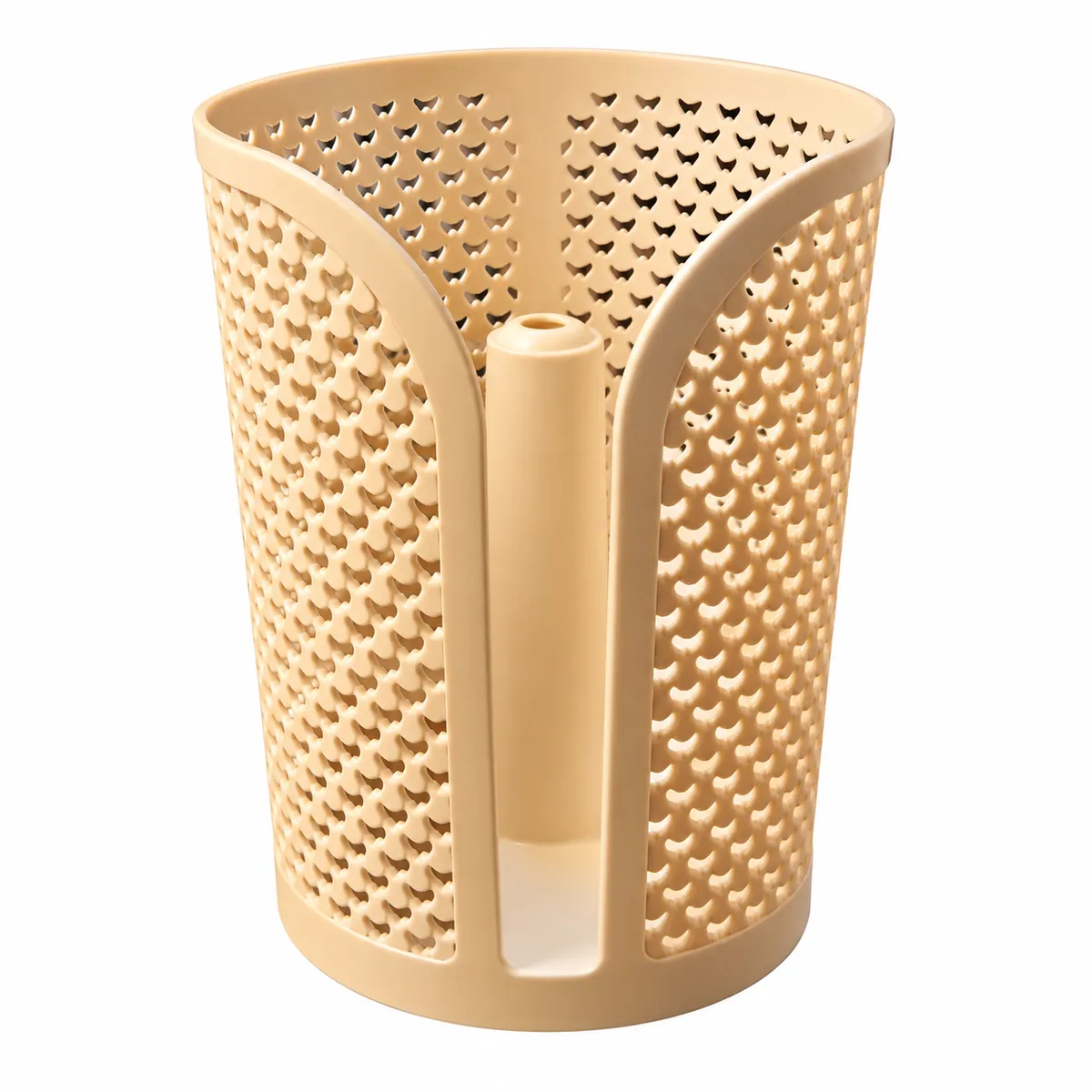 PORTA ROLLO SIMIL RATAN BEIGE