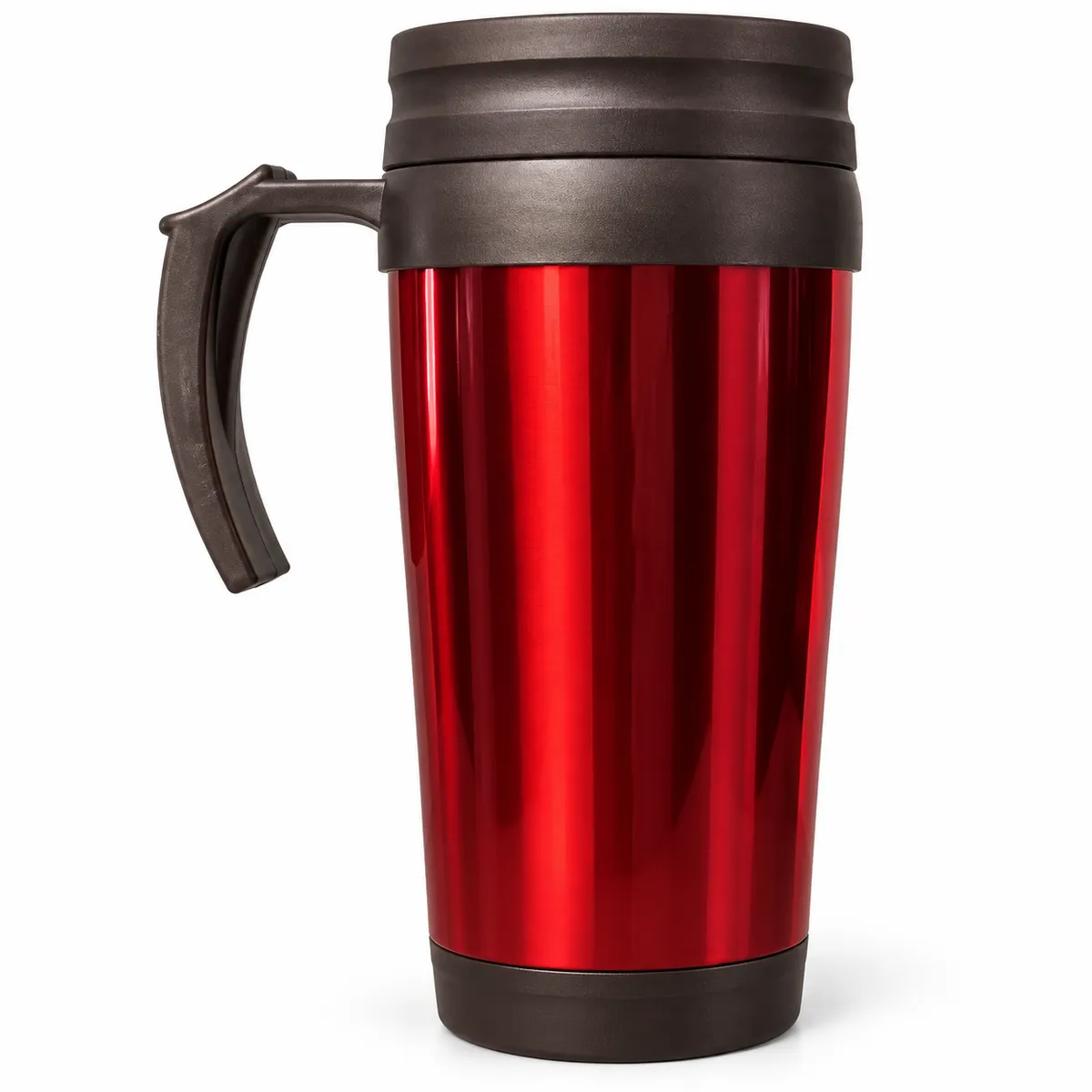 TAZA MUG PLASTICO COLOR ROJO O VERDE