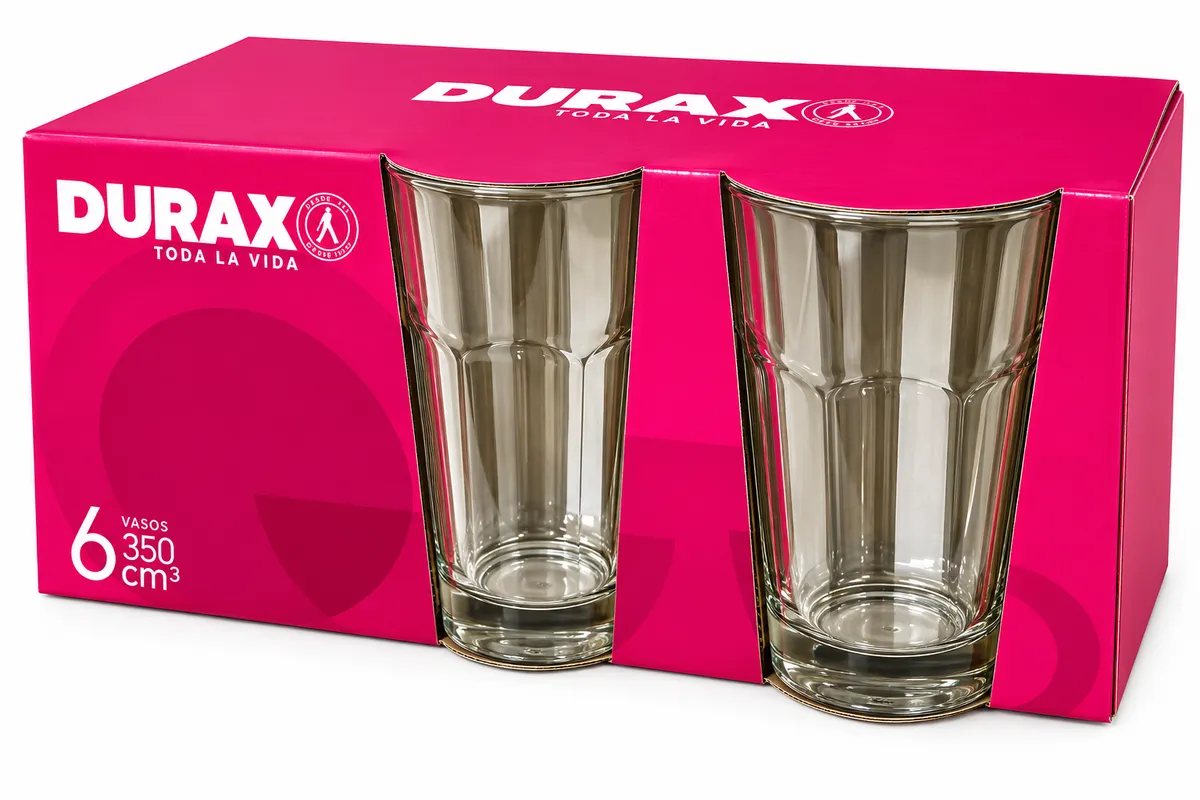 SET DE VASOS NILDA DURAX X 6