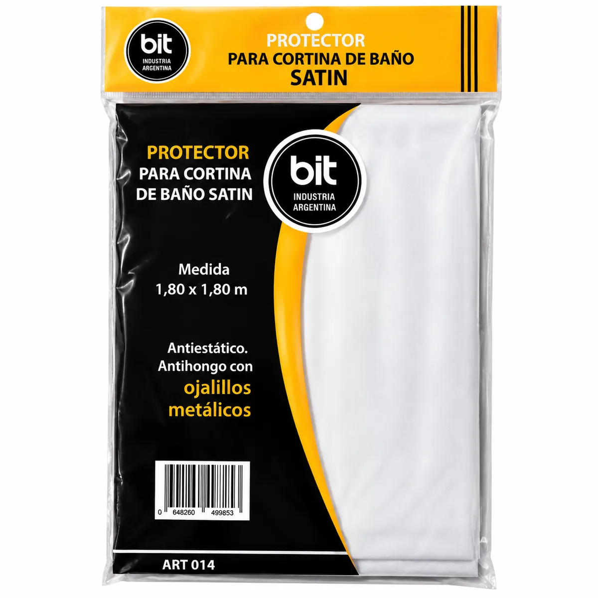 PROTECTOR PARA CORTINA DE BAÑO SATIN 180X180