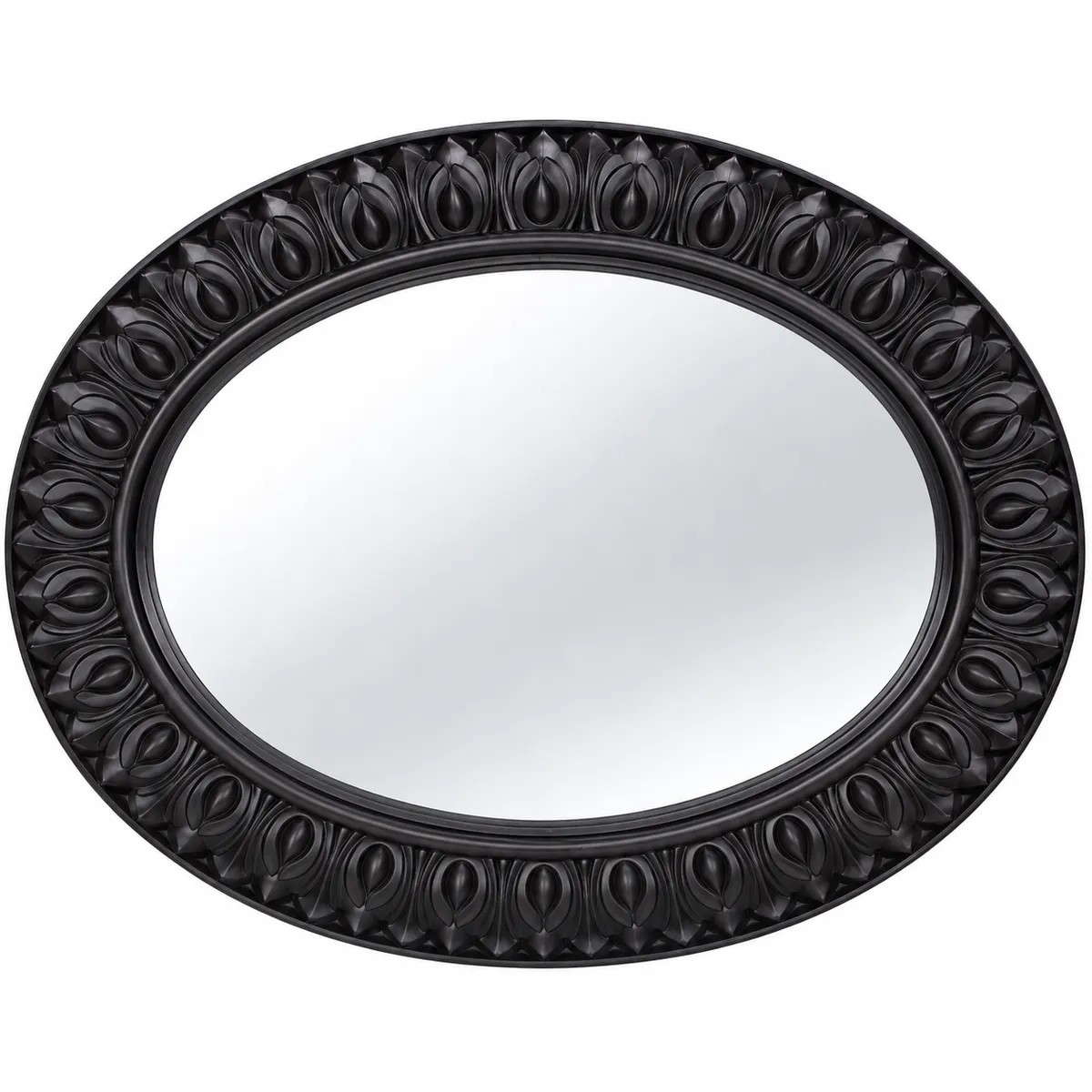 ESPEJO OVAL CON MARCO RELIEVE