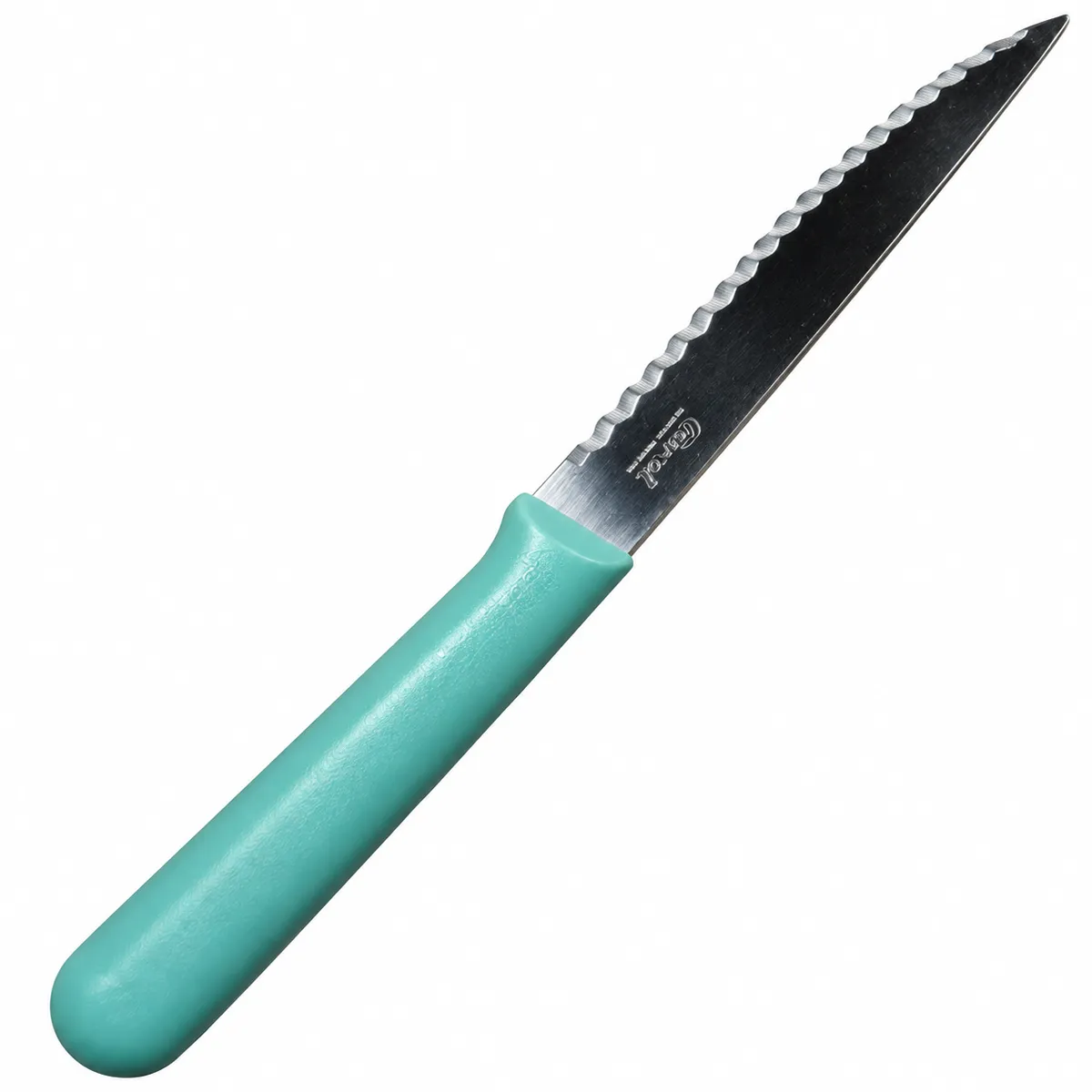 CUCHILLO MANGO PLASTICO VERDE CAROL