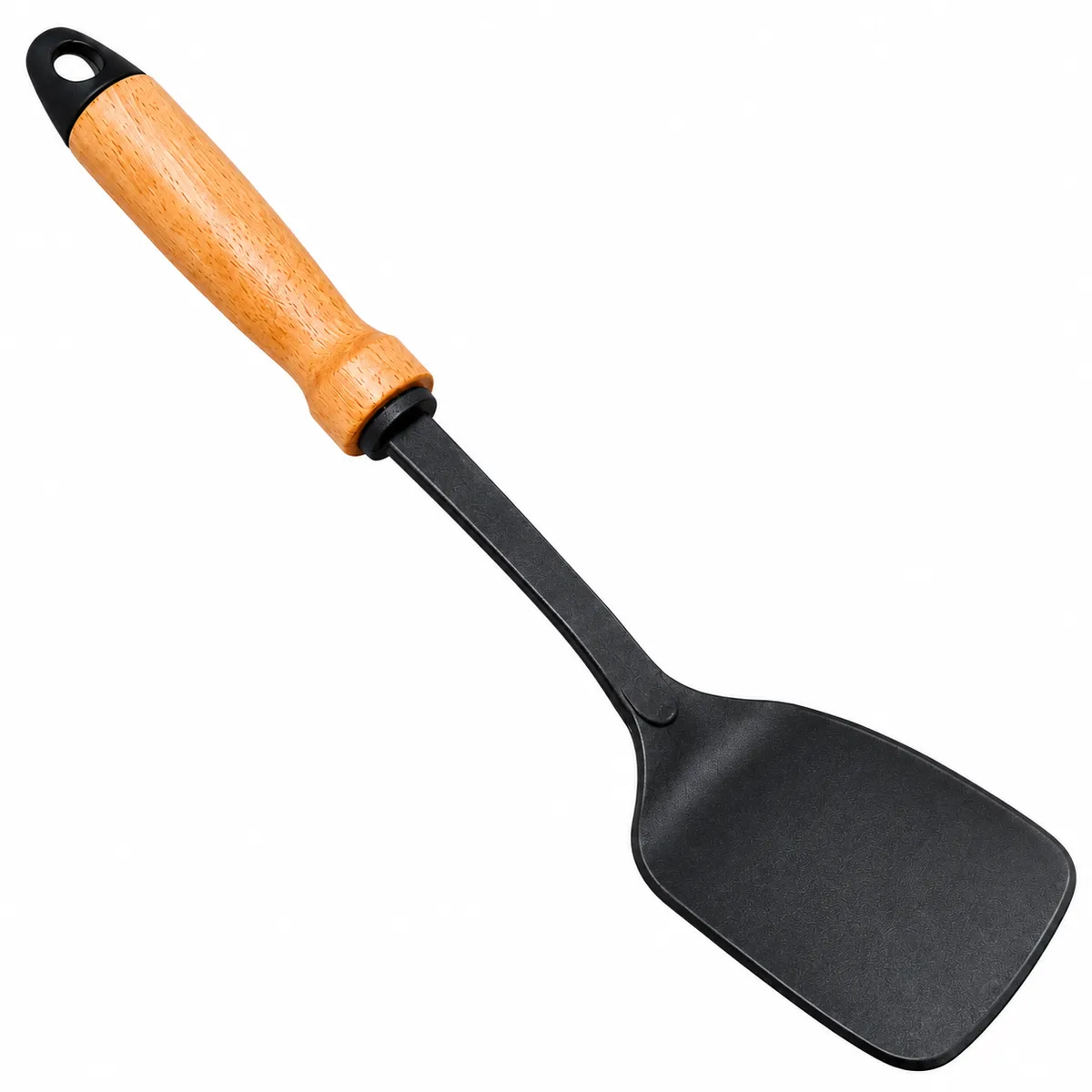ESPATULA LISA TEFLON MANGO MADERA