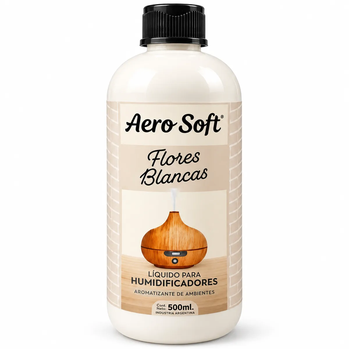 Líquido Para Humificadores 500ml Aerosoft FLORES BLANCAS