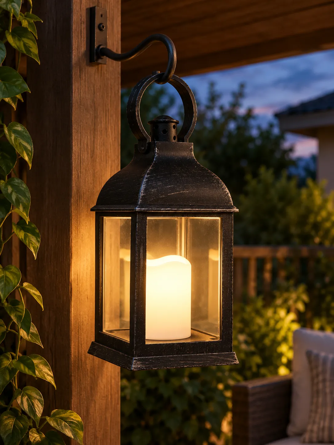 FANAL LED PLASTICO SIMIL METAL - imagen 2
