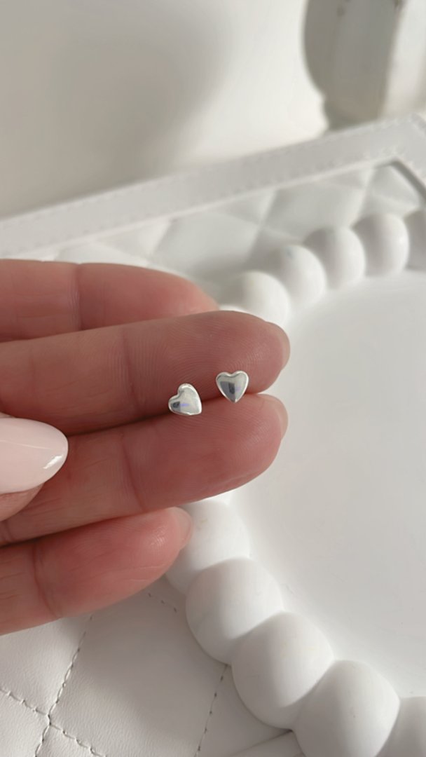 Aros Pasantes Corazón Mini