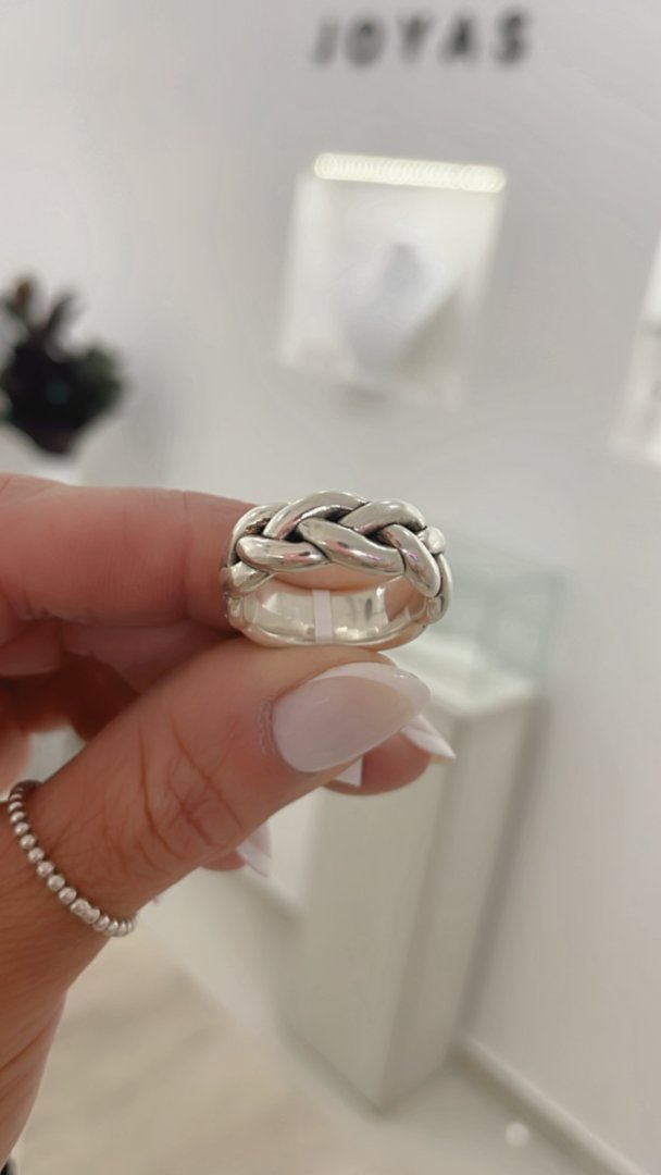 Anillo Trenzado Inflado