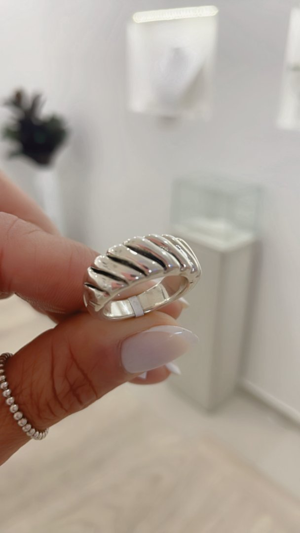 Anillo Cinta Líneas Inflado