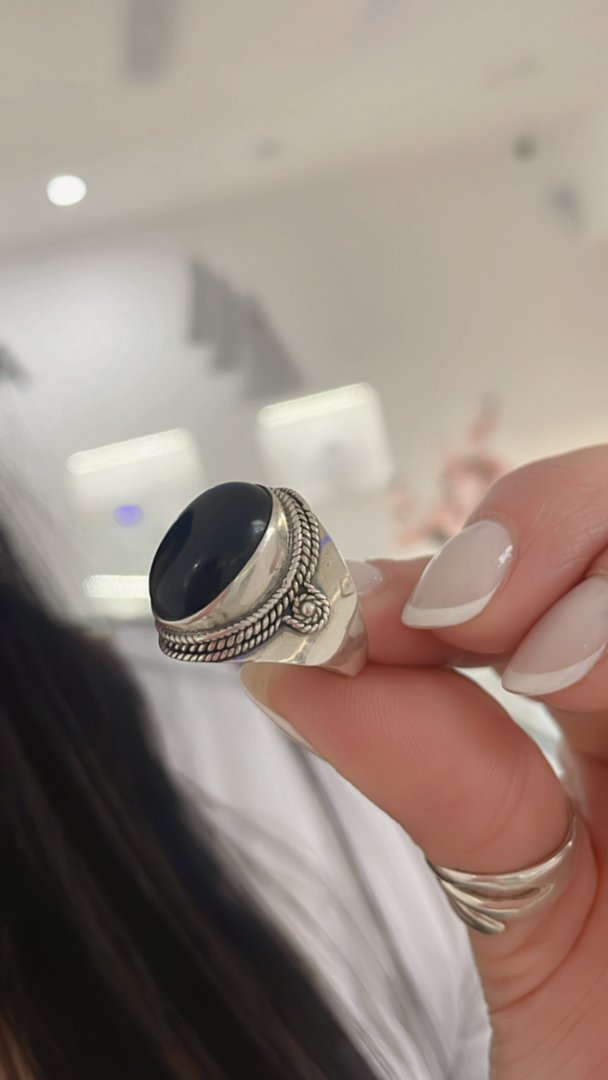 Anillo Ónix Oval