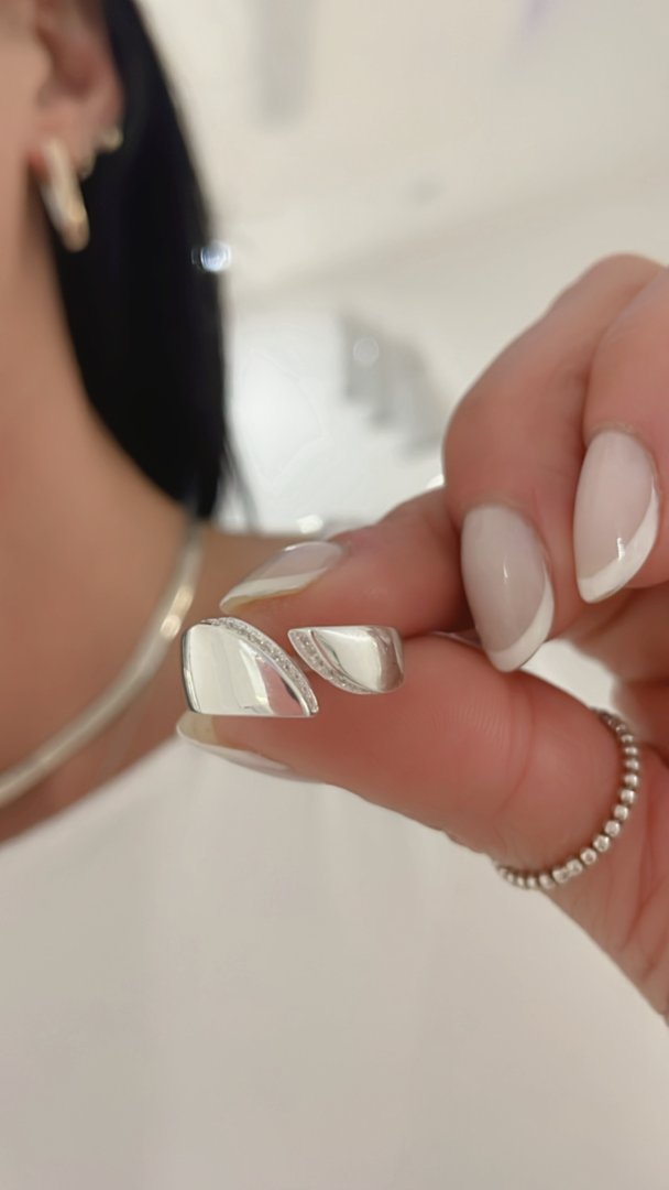 Anillo Regulable Liso brillo