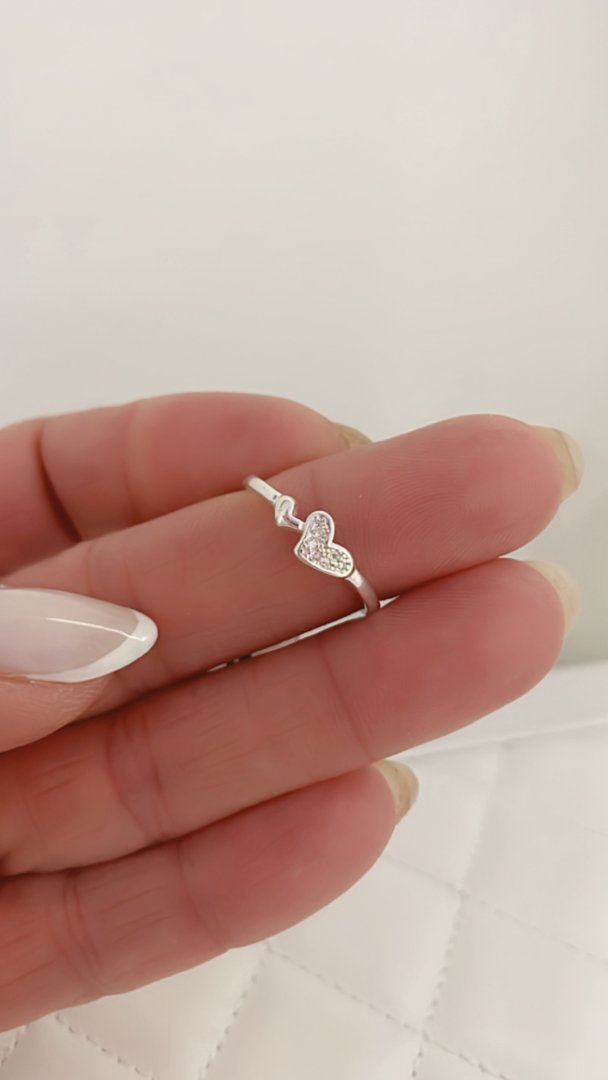 Anillo Corazón Doble