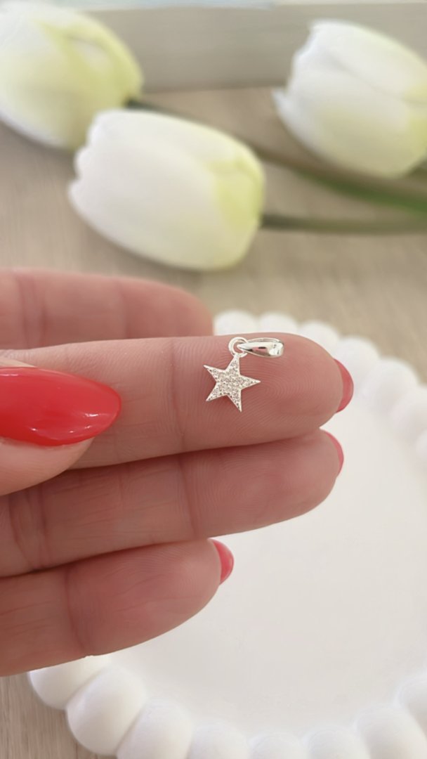 Dije Mini Estrellita Brillo