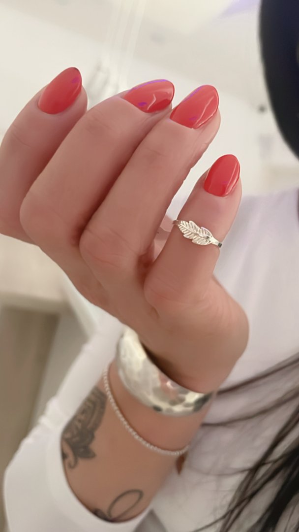 Anillo Midi Hoja