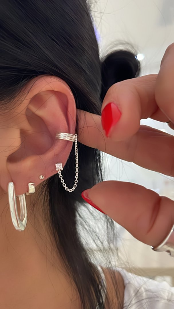 Aro Cuff Pasante Cubic