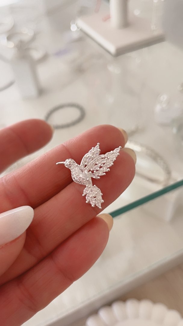 Dije Colibrí Cubic
