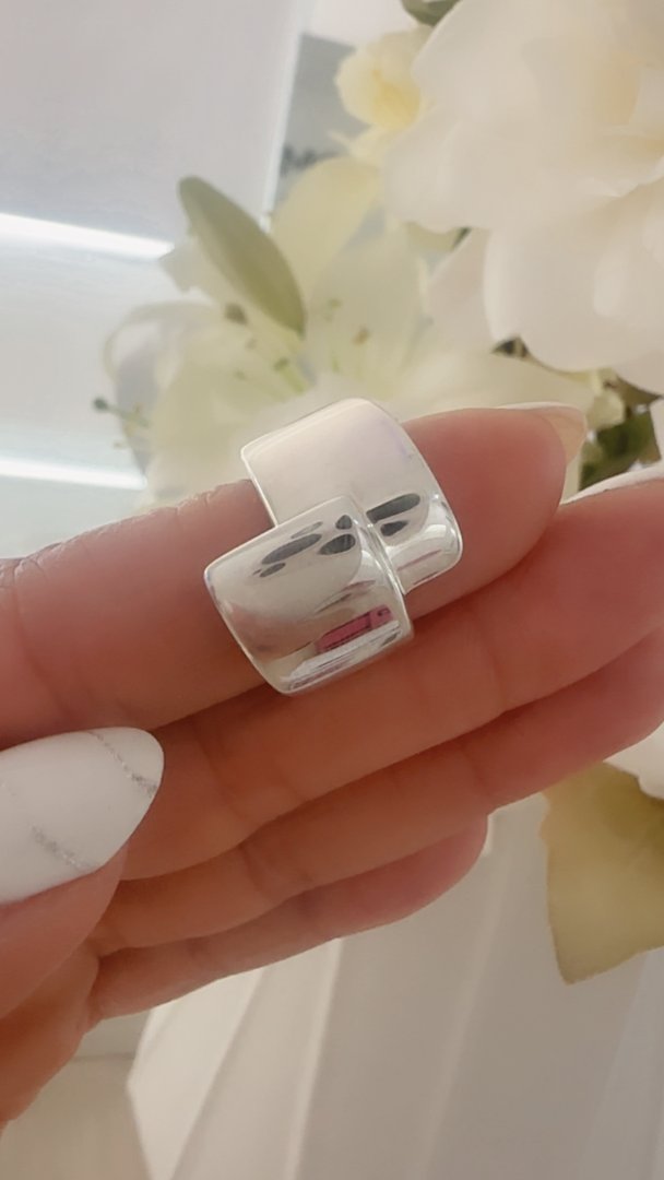 Anillo Liso Cruzado