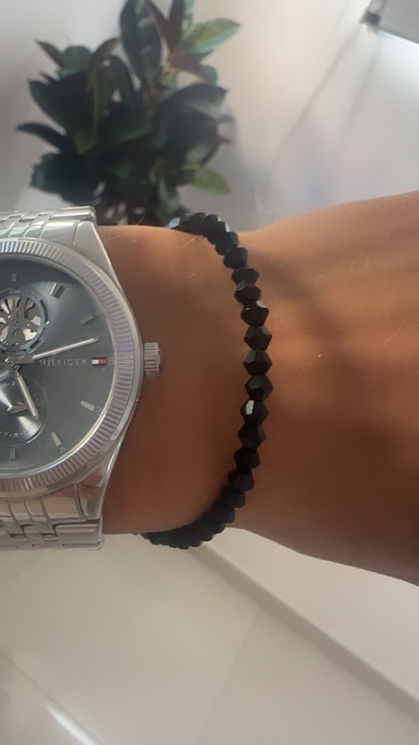 Pulsera Cristal Checo Black