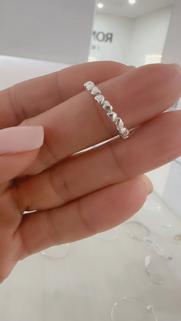 Anillo Corazones Sin Fin