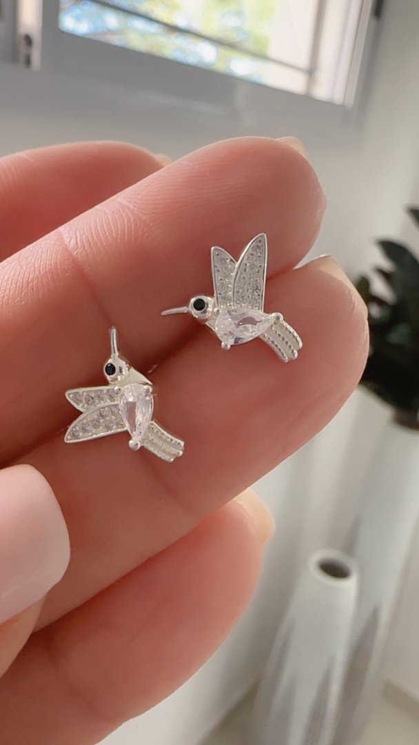 Aros Pasantes colibríes