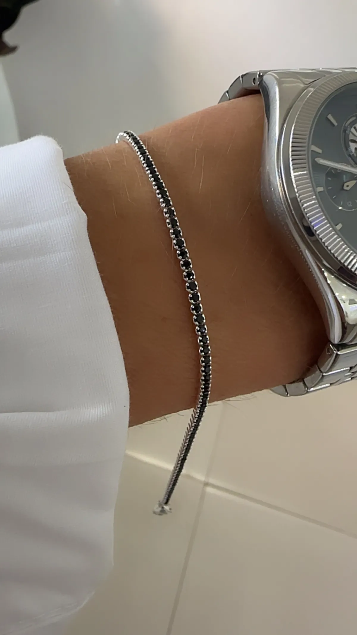 Pulsera Tennis Black